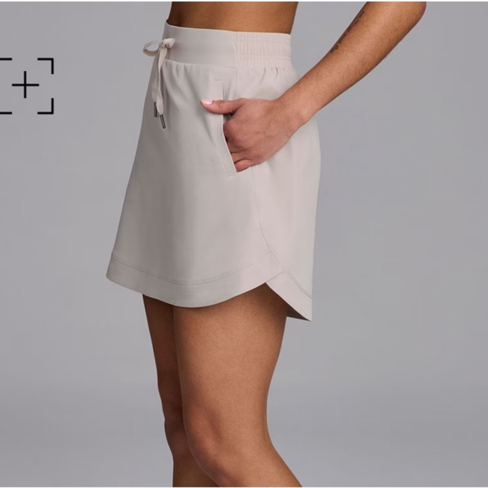 RBX Skort Prime Hit The Court Light Beige Athletic Skort L